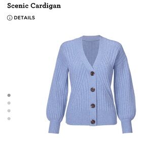 CAbi Scenic Cardigan Sweater Elegant Knitwear
